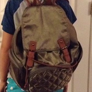 Cute green backpack
